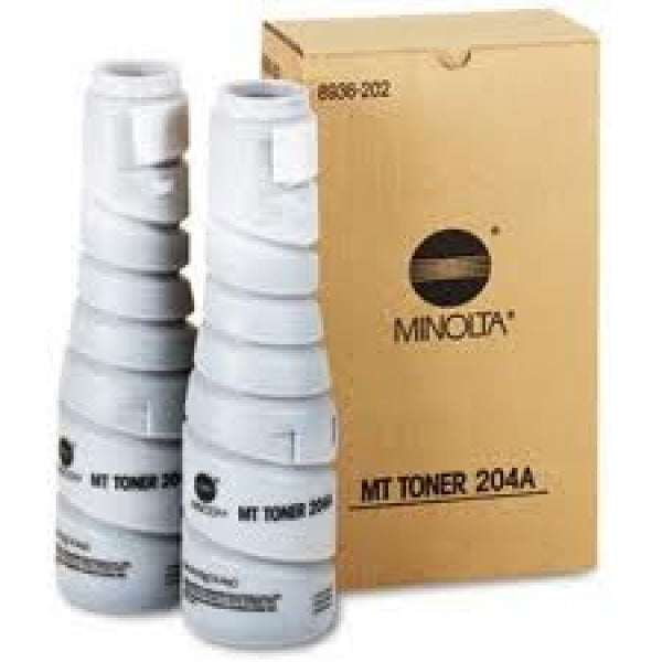 1 X Genuine Konica Minolta Ep2030 Ep3000 Toner Cartridge 2 In Box 204A 8936202 -