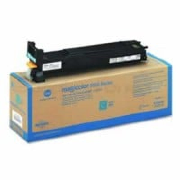 1 X Genuine Konica Minolta Magicolor 5500 5550 5650 Cyan Toner Cartridge A06V493 -