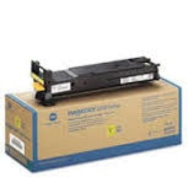 1 X Genuine Konica Minolta Magicolor 5500 5550 5650 Yellow Toner Cartridge A06V293 -