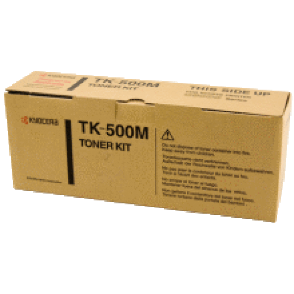 1 X Genuine Kyocera Tk-500M Magenta Toner Cartridge Fs-C5016N -