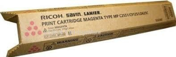 1 X Genuine Lanier Mpc2051 Mpc2551 Yellow Toner Cartridge [841527] -
