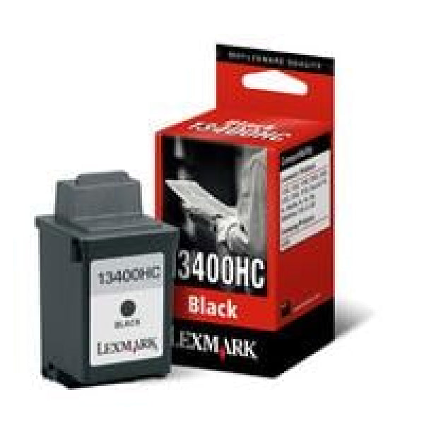 1 X Genuine Lexmark 13400Hc Black Ink Cartridge -