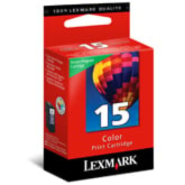 1 X Genuine Lexmark #15 Colour Ink Cartridge Return Program 18C2110A -