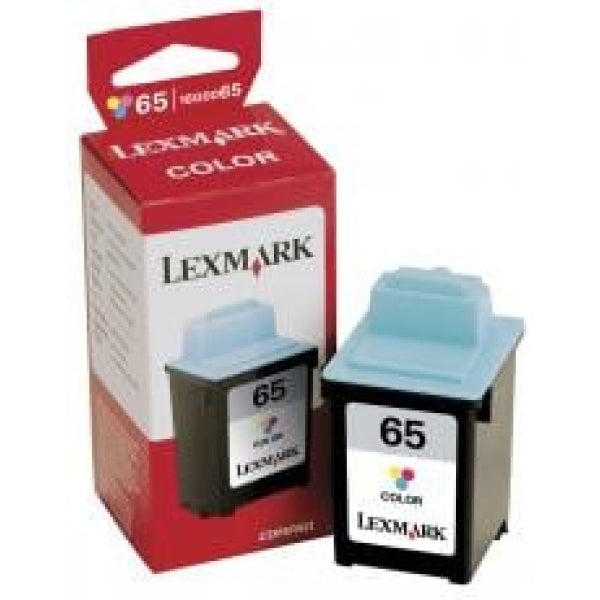 1 X Genuine Lexmark #65 Colour Ink Cartridge High Yield 16G0065 -