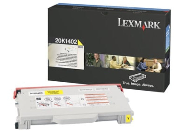 1 X Genuine Lexmark C510 Yellow Toner Cartridge High Yield -