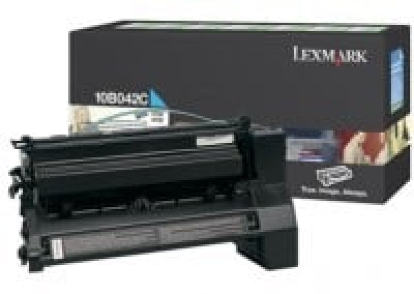 1 X Genuine Lexmark C750 Cyan Toner Cartridge High Yield Return Program -