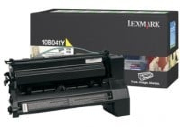 1 X Genuine Lexmark C750 Yellow Toner Cartridge Return Program -