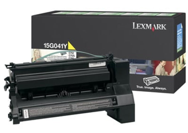 1 X Genuine Lexmark C752 C760 C762 X762 Yellow Toner Cartridge Return Program -