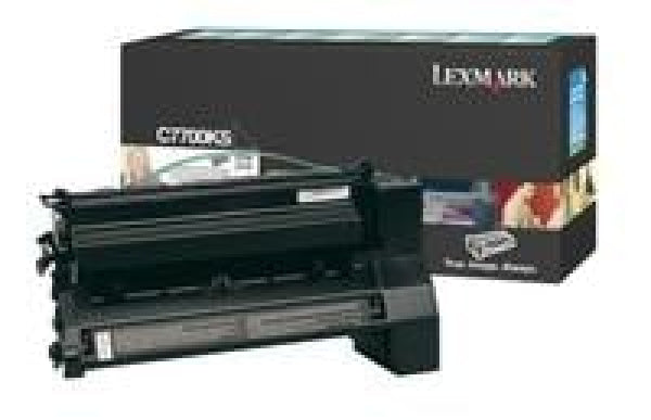 1 X Genuine Lexmark C772 Black Toner Cartridge Return Program -