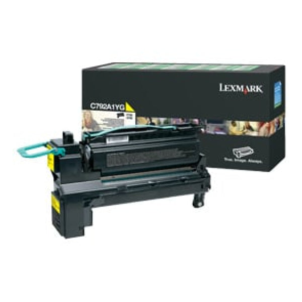 1 X Genuine Lexmark C792 X792 Yellow Toner Cartridge Return Program -