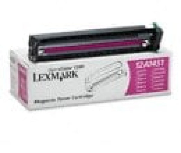 1 X Genuine Lexmark Optra Colour 1200 Magenta Toner Cartridge -