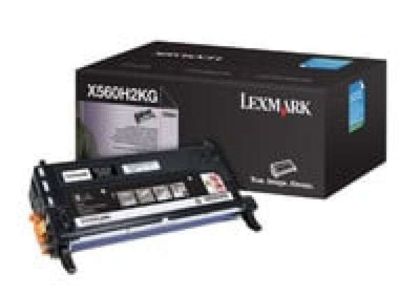 1 X Genuine Lexmark X560N Black Toner Cartridge High Yield -