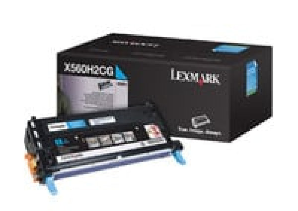 1 X Genuine Lexmark X560N Cyan Toner Cartridge High Yield -