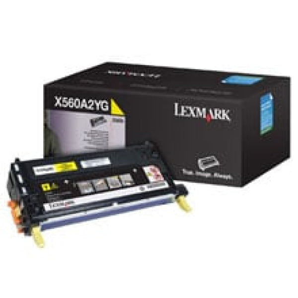 1 X Genuine Lexmark X560N Yellow Toner Cartridge -