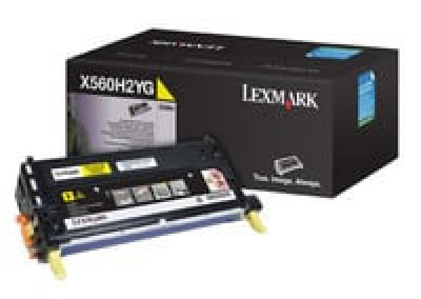 1 X Genuine Lexmark X560N Yellow Toner Cartridge High Yield -