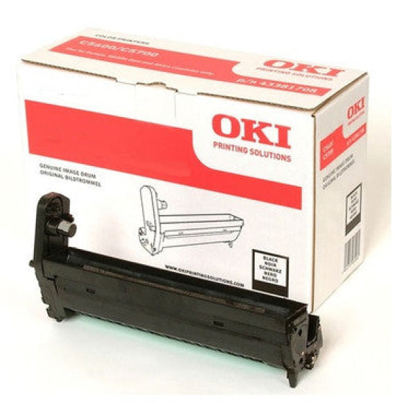 1 X Genuine Oki C3100 Black Imaging Drum Unit (30 000 Pages) [42126648] Cartridge -