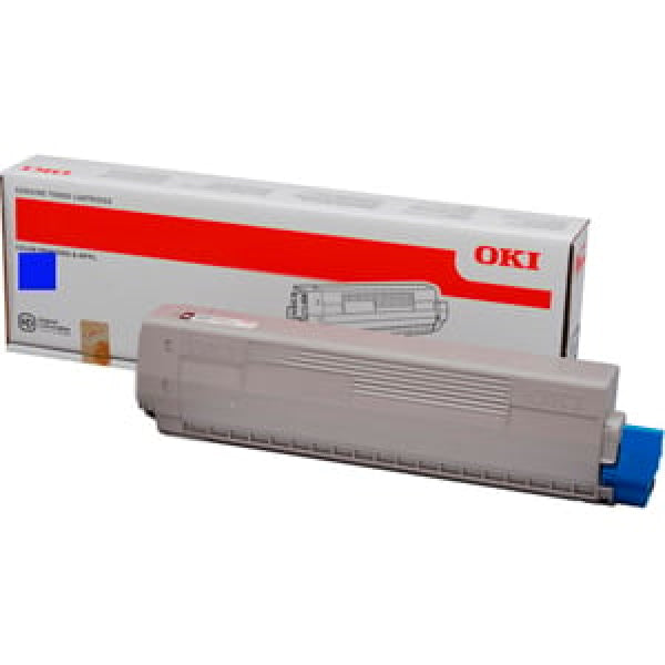 1 X Genuine Oki C3100 Cyan Toner Cartridge -