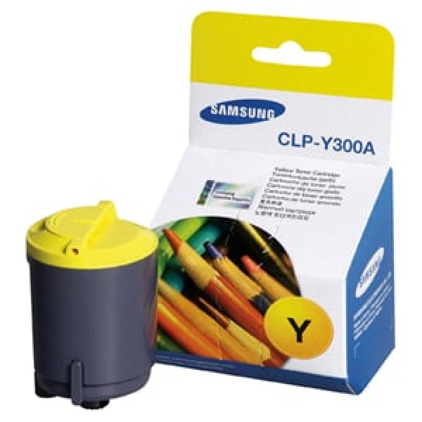 1 X Genuine Samsung Clp-300 Clx-2160 Clx-3160 Yellow Toner Cartridge Clp-Y300A -