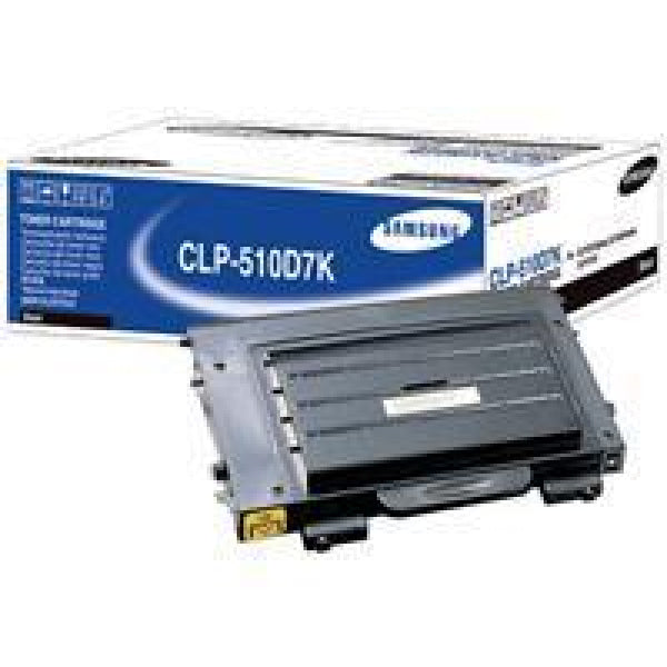 1 X Genuine Samsung Clp-510 Clp-510N Black Toner Cartridge Clp-510D7K -