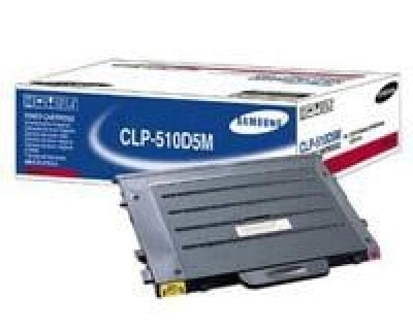 1 X Genuine Samsung Clp-510 Clp-510N Magenta Toner Cartridge Clp-510D5M -