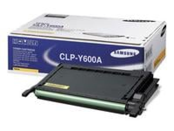 1 X Genuine Samsung Clp-600 Clp-650 Yellow Toner Cartridge Clp-Y600A -