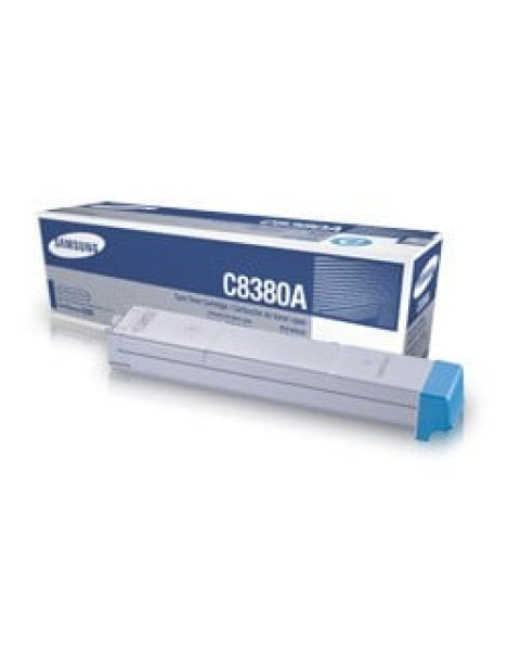 1 X Genuine Samsung Clx-8385 Clx-8385Nd Cyan Toner Cartridge Clx-C8385A Su580A -