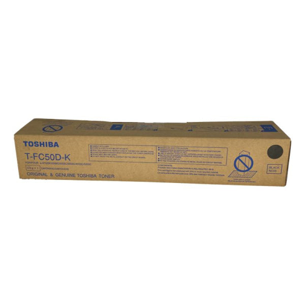 1 X Genuine Toshiba E-Studio 2555C 3555C 4555C 5055C Black Toner Cartridge 32K [Tfc50Dk] -