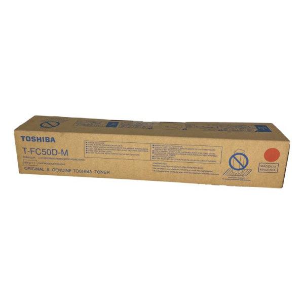 1 X Genuine Toshiba E-Studio 2555C 3555C 4555C 5055C Magenta Toner Cartridge 28K [Tfc50Dm] -