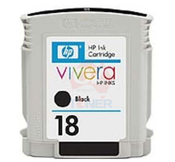 1 X Genuine Hp 18 Black Ink Cartridge C4936A -
