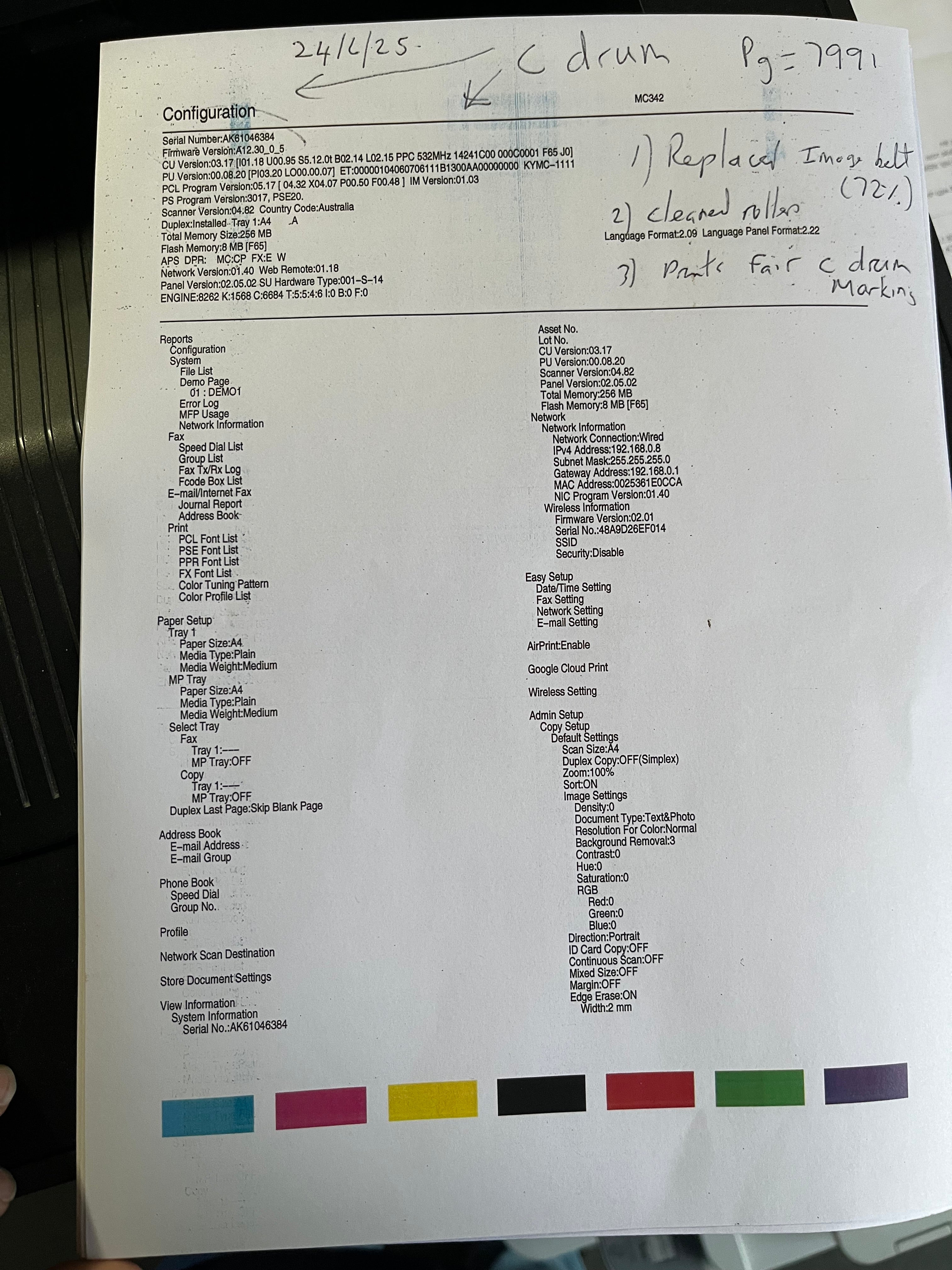 *Ex-Demo* OKI MC342w A4 Colour Laser Multifunction Printer – Print, Copy, Scan, Fax