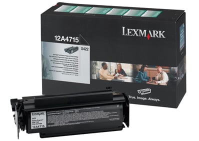 1 X Genuine Lexmark X422 Toner Cartridge High Yield Return Program -
