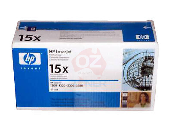 1X Genuine Hp 15X Black Toner Cartridge For Laserjet 1005/1200/1220/3300/3310/3320/3330/3380