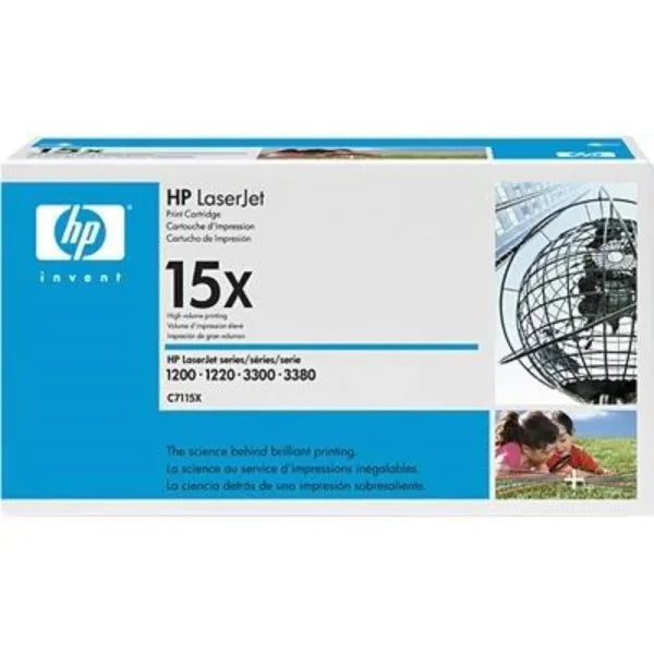 1X Genuine Hp 15X Black Toner Cartridge For Laserjet 1005/1200/1220/3300/3310/3320/3330/3380