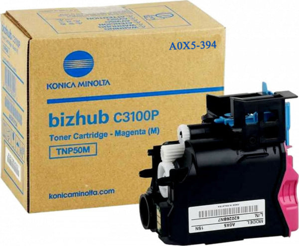 1X Genuine Konica Minolta Bizhub C3100P Magenta Toner Cartridge Tnp50M 4.7K [A0X5394] -