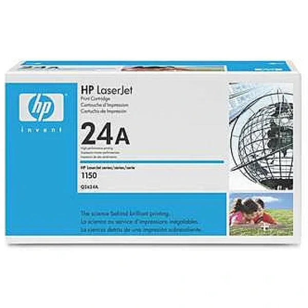 1X Hp Genuine Q2624A Black Toner Cartridge For Laserjet 1150 24A -