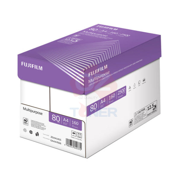 1X Ream Fuji Film Multipurpose A4 80Gsm White Copy Paper (500 Sheets)