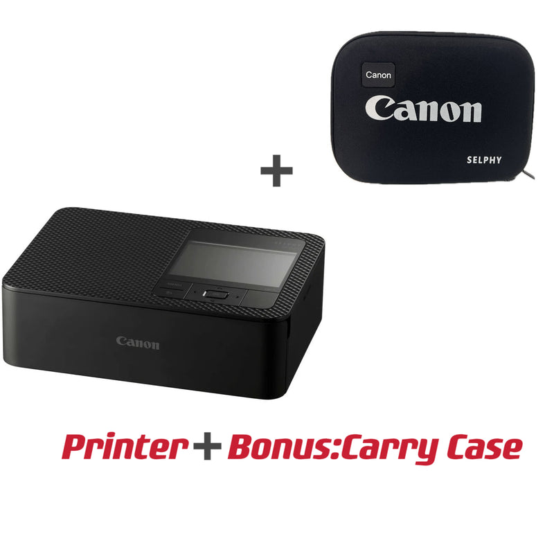 *Special!* CANON Selphy CP1500BK Dye-Sublimation Mobile Photo Printer+BONUS: Carry Case