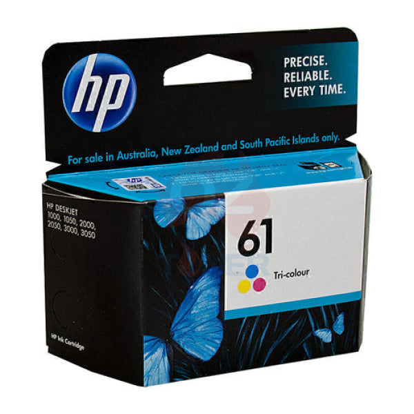 2X Pack Hp #61 Black & Colour Ink Cartridge Set Value Bundle (1Bk 1C) Ch561Wa Ch562Wa -