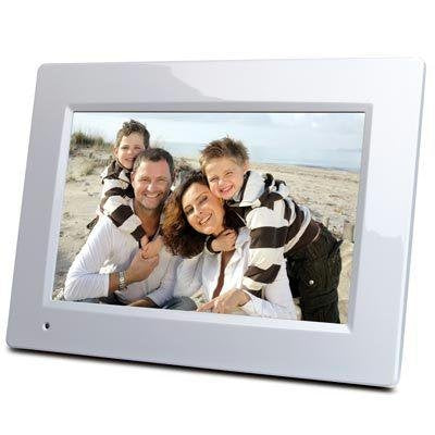 ViewSonic DPX704WH 7-Inch Digital Photo Frame 800×480 Display Auto Rotation White