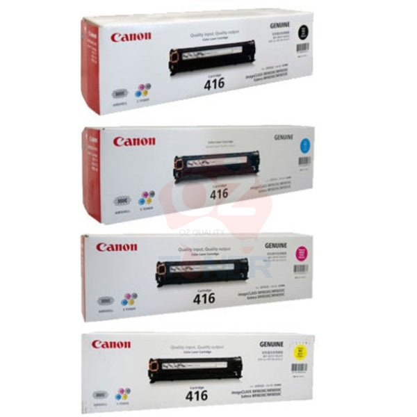 4X Pack Genuine Canon Cart316 C/M/Y/K Toner Cartridge Set For Laser Shot Lbp5050N -