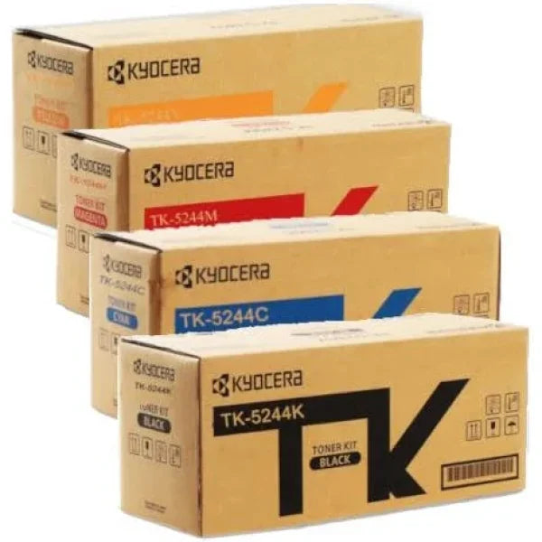 4X Pack Genuine Kyocera Tk-5244 C/M/Y/K Toner Cartridge Set For P5026 M5526 -