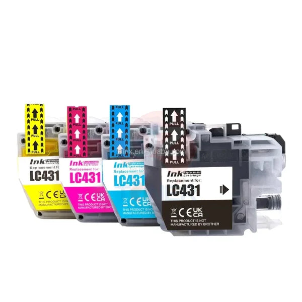 4X Pack Premium Compatible Brother Lc-431Xl Ink Set (1Bk 1C 1M 1Y) For Dcp-J1050Dw Dcp-J1140Dw