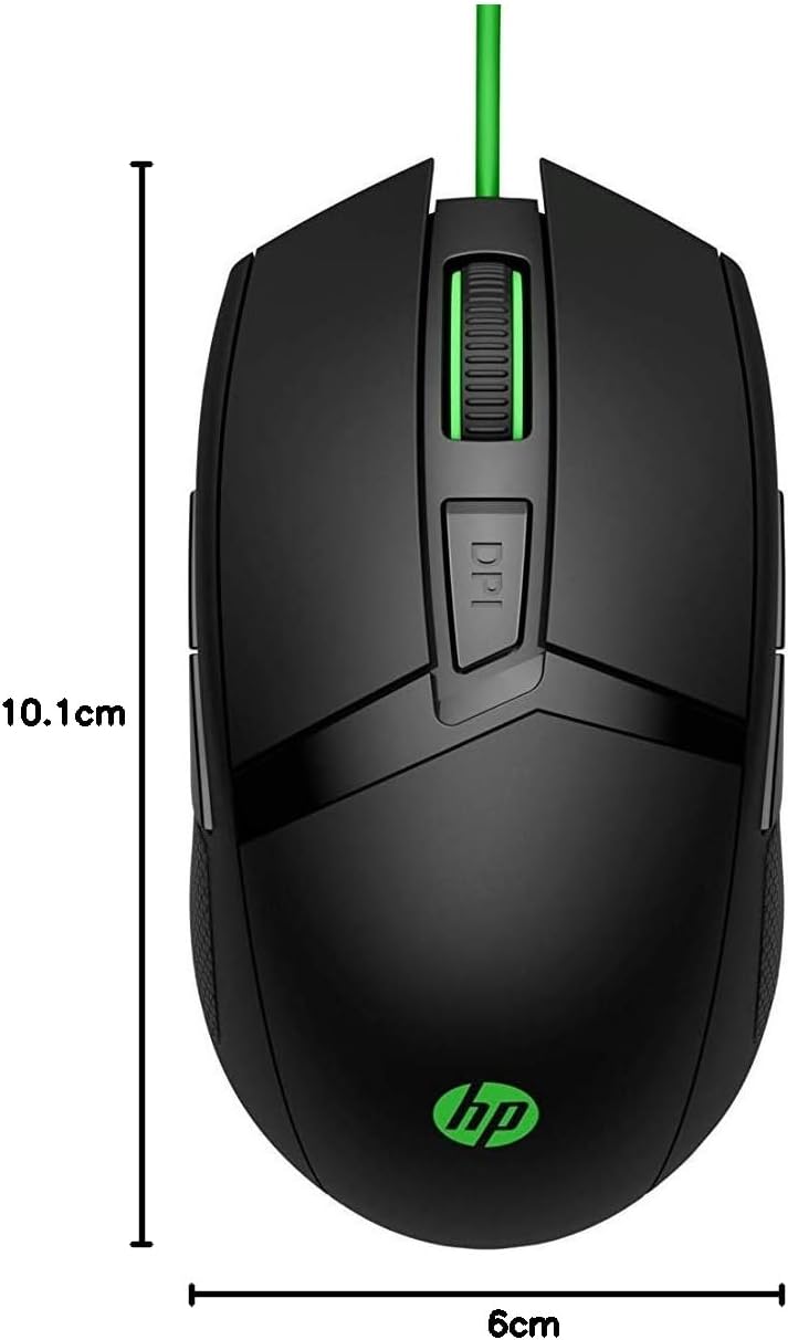 HP Pavilion Gaming Mouse 300 USB Wired Optical Gaming Mouse 5000 DPI (4PH30AA)
