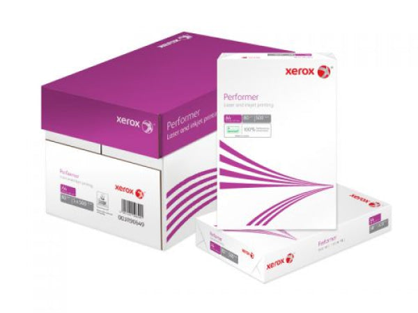 5X Ream Fuji Xerox Performer A4 White 80Gsm Copier/Laser/Inkjet Paper P/N:55Aa040080