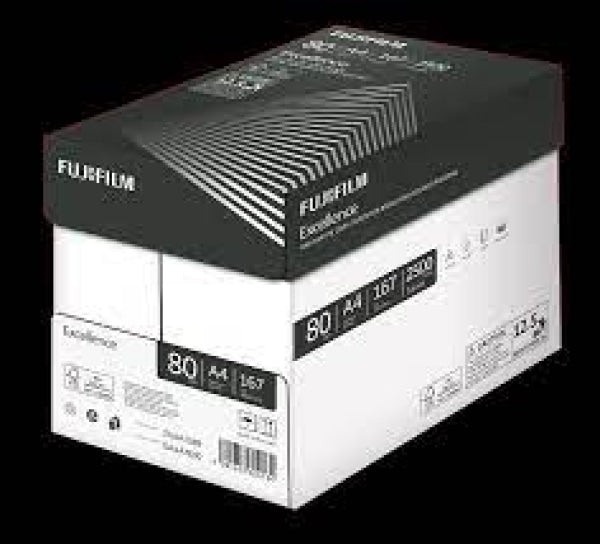 5X Ream Fujifilm Excellence A4 White 80Gsm Copier/Laser/Inkjet Paper [P/N:gaaa7630]