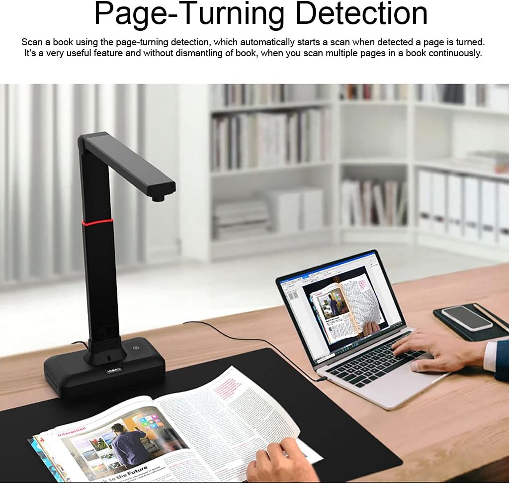 *NEW!* VIISAN S21 A2/A3 Overhead Book & Document Scanner 23MP 600dpi