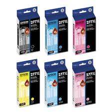 Bundle: 6x Pack Genuine Epson #277XL Ink Cartridge Set (1BK,1C,1M,1Y,1LC,1LM) High Yield [T278192-T278692]