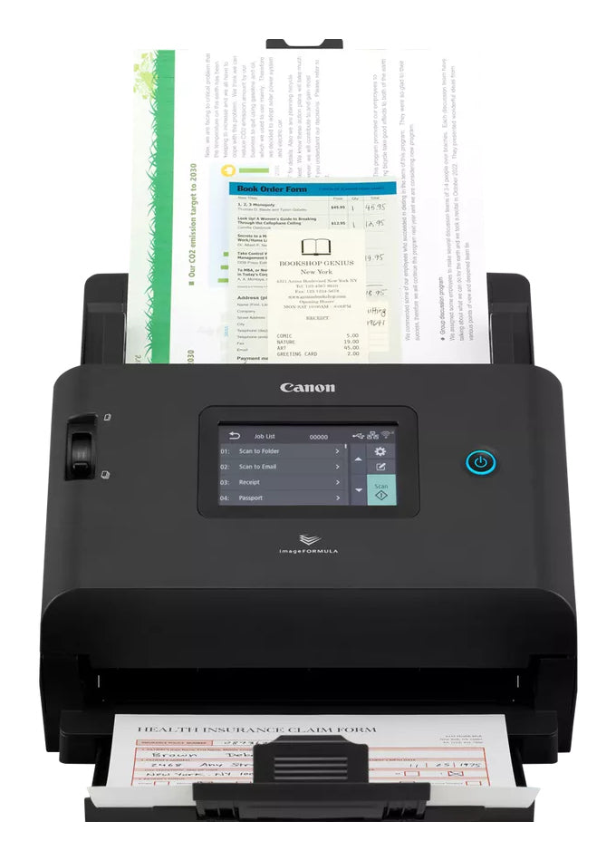 Canon DR-S350NW A4 Document Scanner – 50ppm / 100ipm with 60 Sheet ADF (CDR-S350NW)