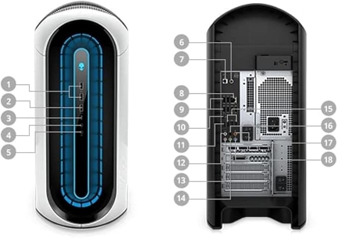 DELL Alienware Aurora R12 Gaming Desktop i9 11900F 32GB 512GB SSD RTX3080