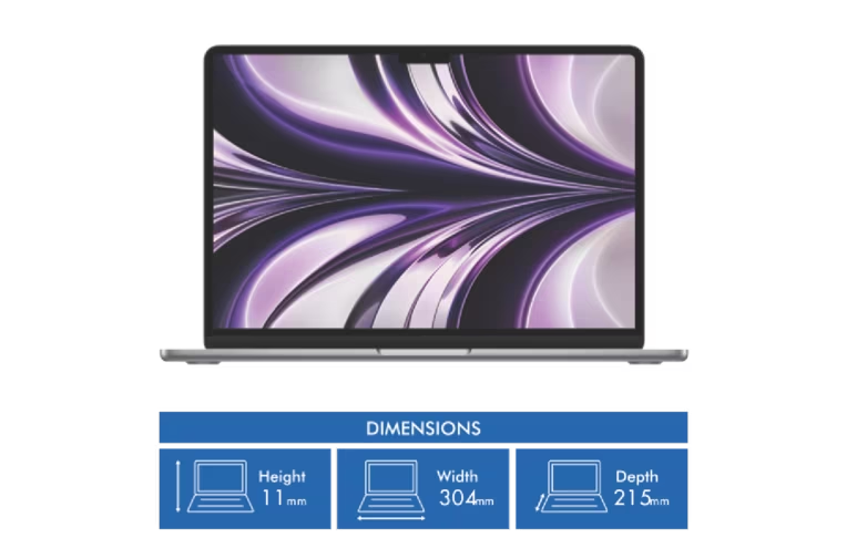 *NEW!* Apple MacBook Air 13.6" 2022 A2681-M2 8-Core CPU /  8GB RAM / 512GB SSD MLY43X/A